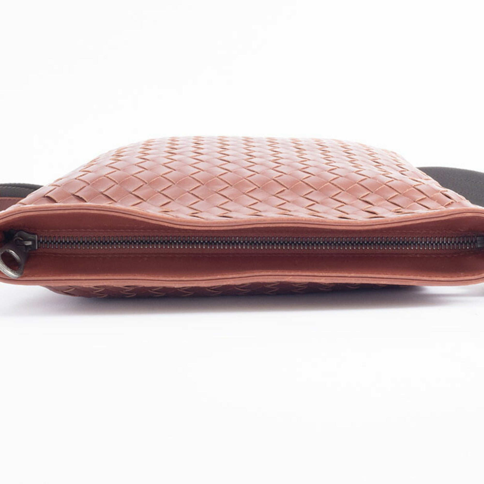 Bottega Veneta Intrecciato Brown Leather Shoulder Bag