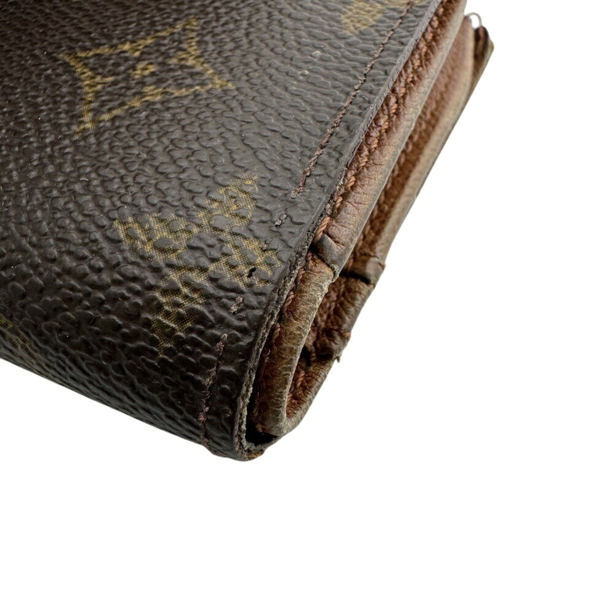 Louis Vuitton Monogram Brown Leather Wallet
