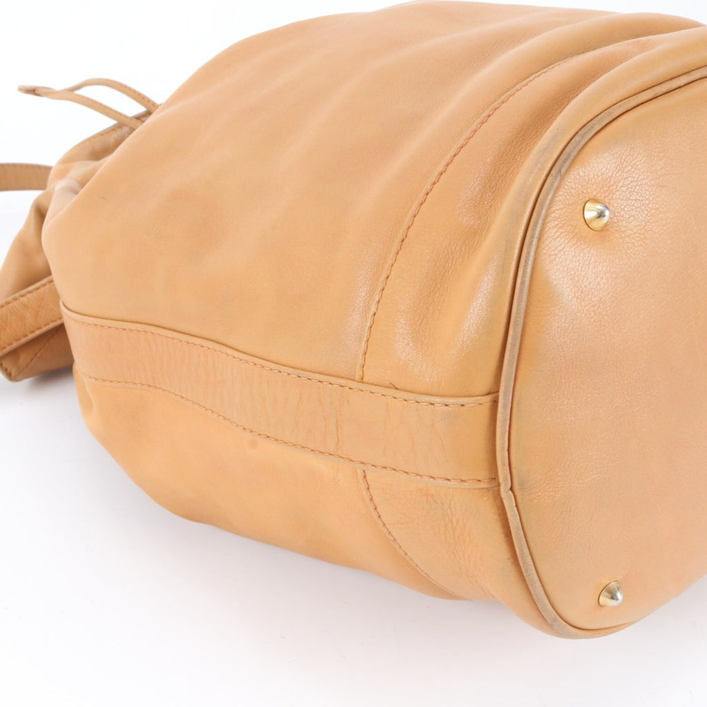 Gucci Brown Leather Shoulder Bag (Pre-Owned)