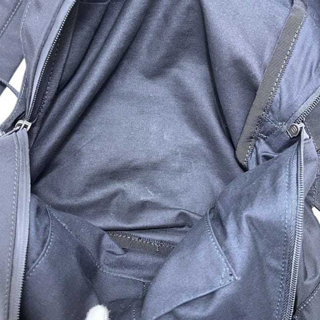 Balenciaga Black Canvas Leather Backpack