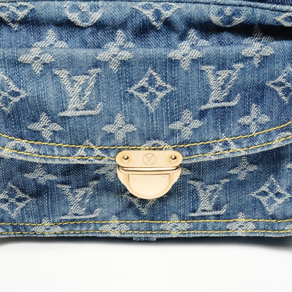 Louis Vuitton Monogram Denim Blue Denim Fanny Pack
