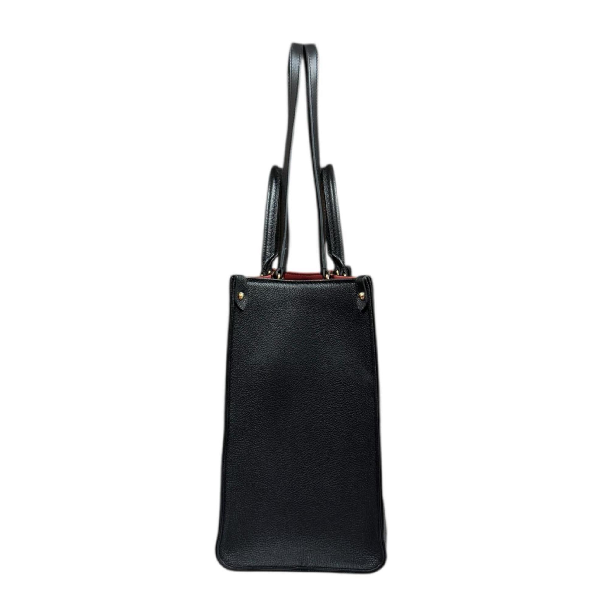 Louis Vuitton Beige Black Monogram Empreinte Shoulder Bag