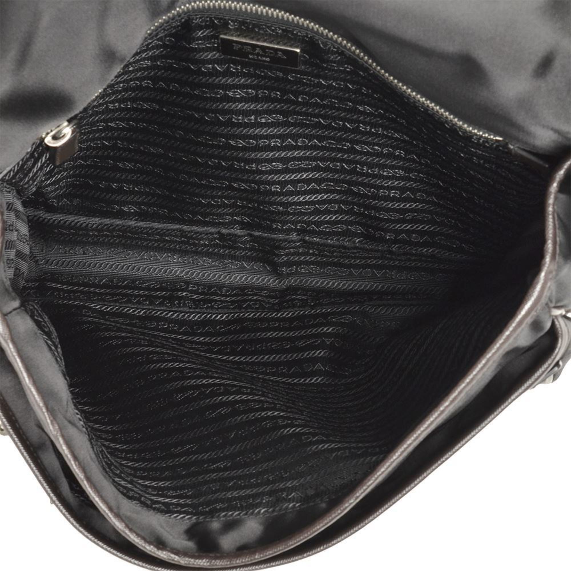 Prada Black Nylon Shoulder Bag