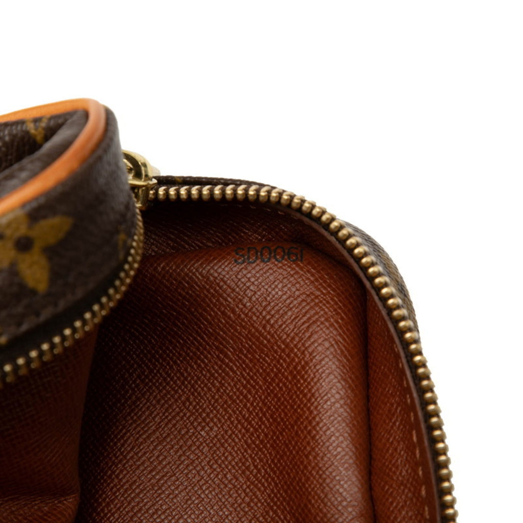 Louis Vuitton Brown Pvc Leather Shoulder Bag