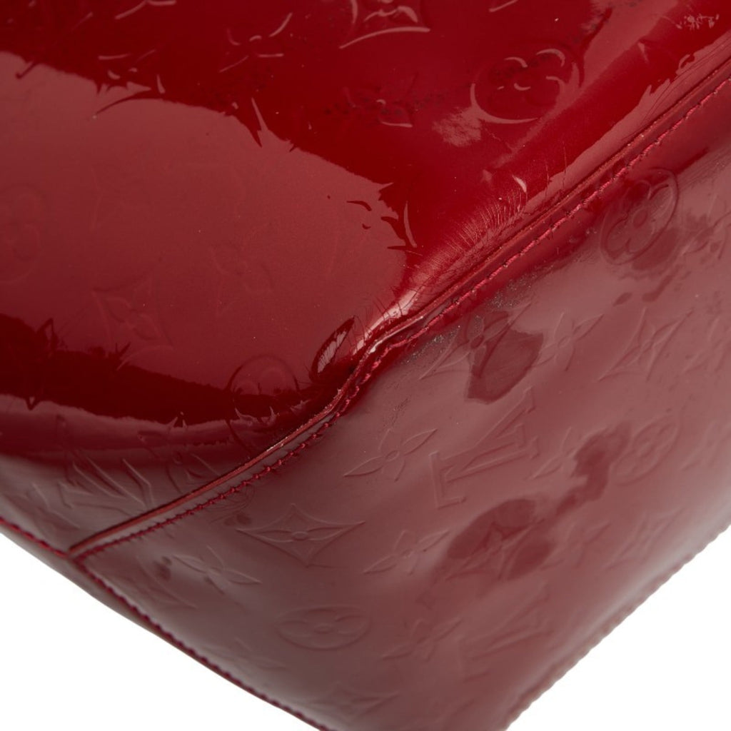Louis Vuitton Pomme D'amour Red Color Patent Leather Handbag Tote Bag