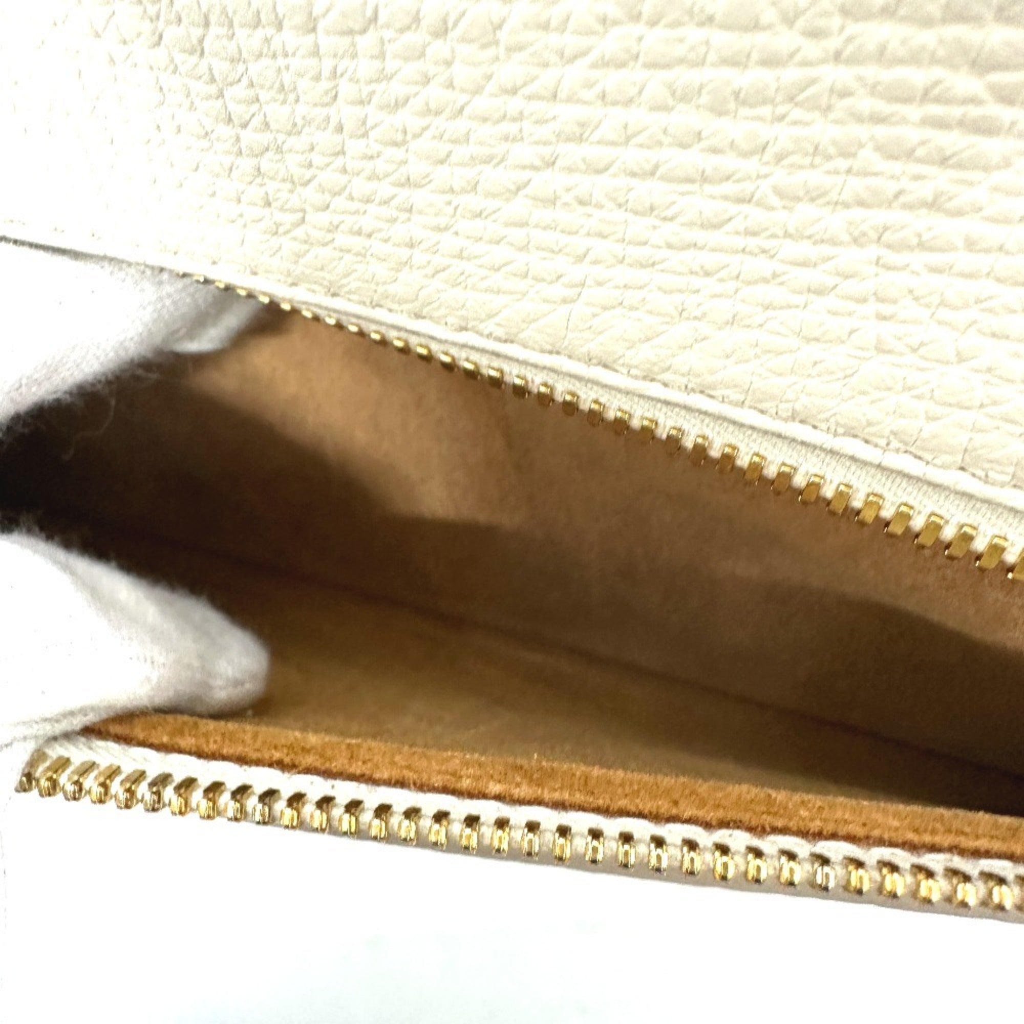 Bottega Veneta Ivory White Leather Shoulder Bag