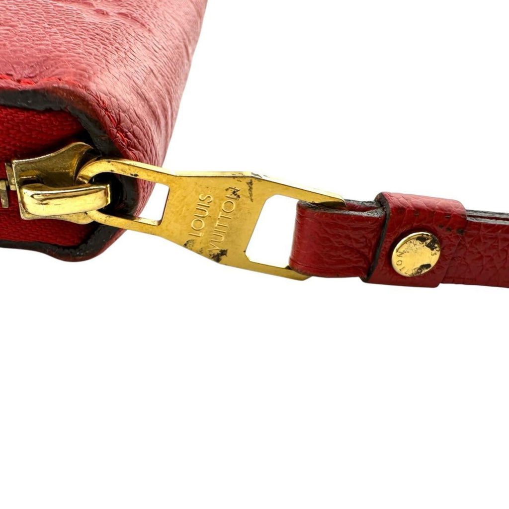 Louis Vuitton Monogram Empreinte Red Color Monogram Empreinte Long Wallet
