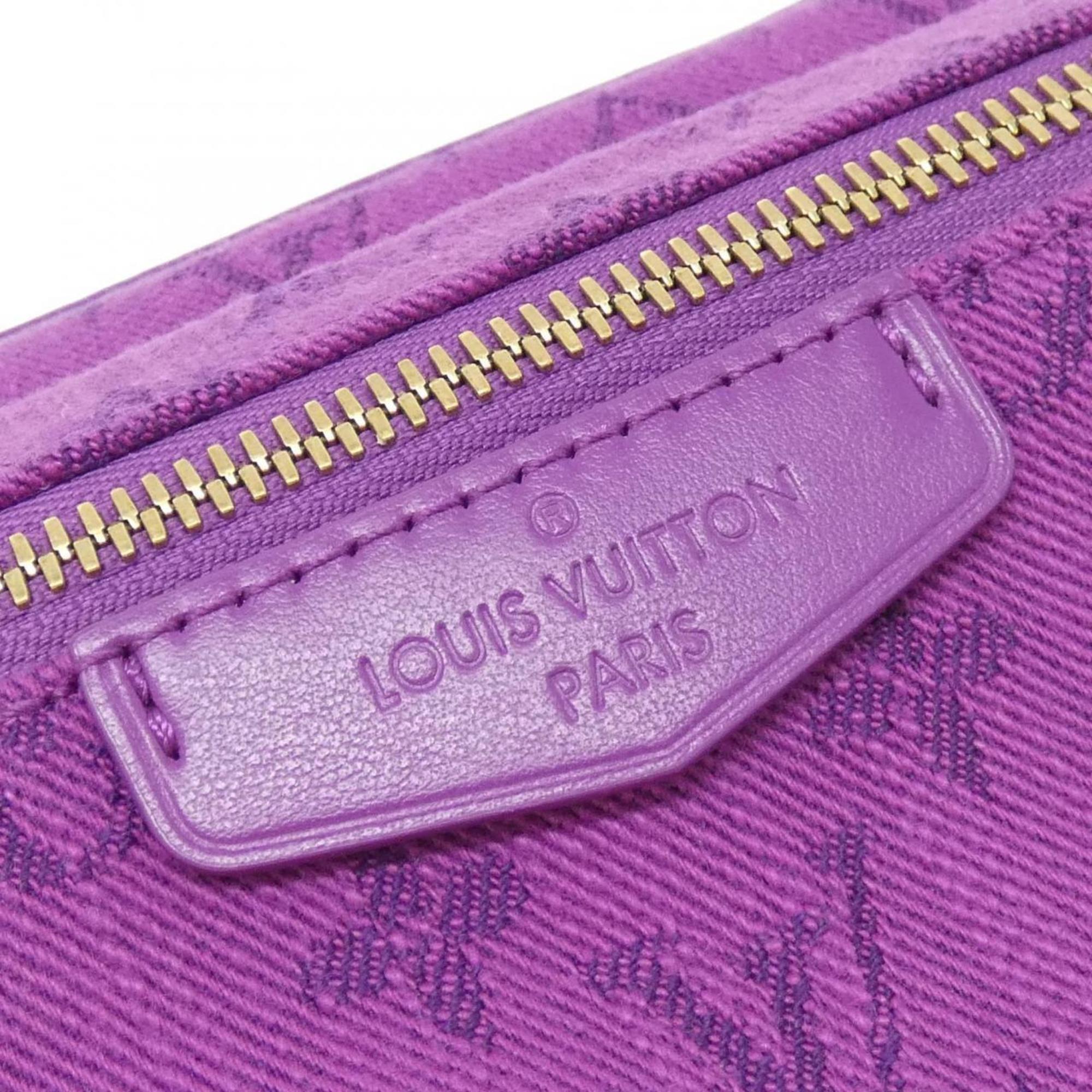 Louis Vuitton Monogram Denim Monogram Violet Monogram Denim Shoulder Bag