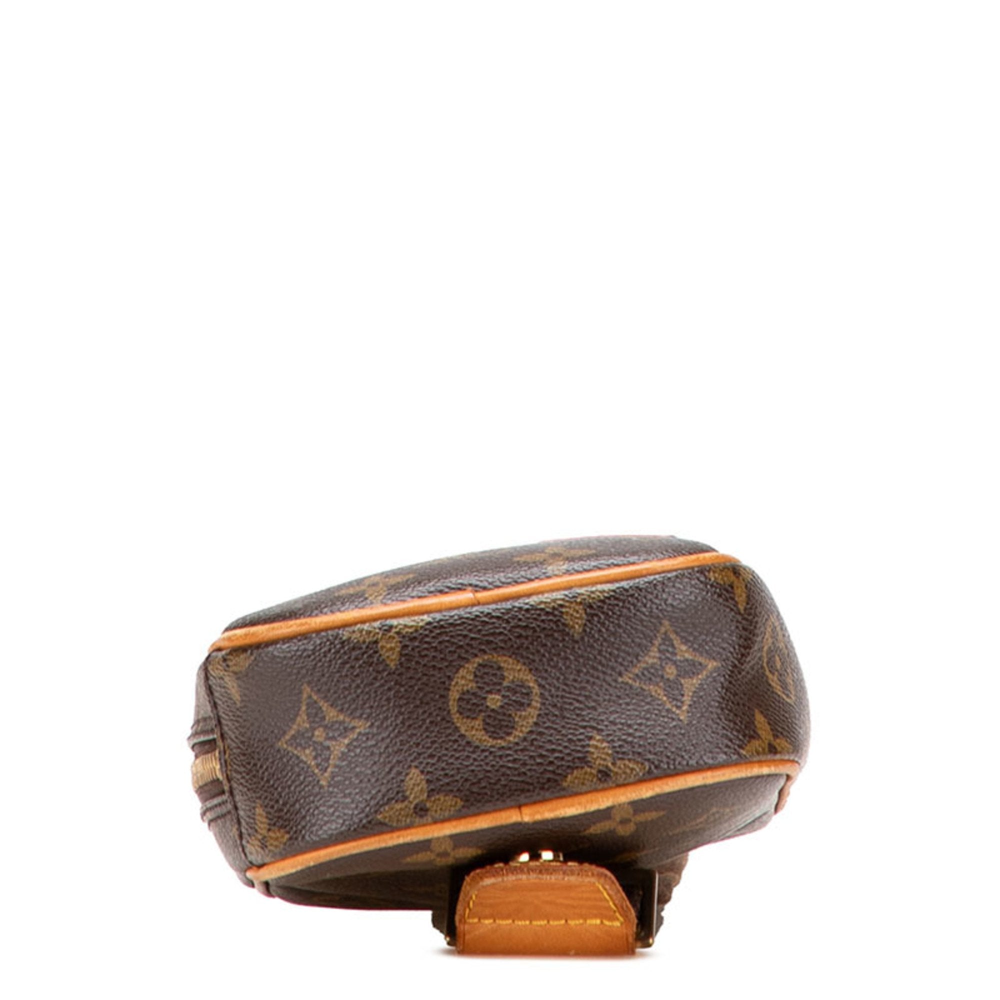 Louis Vuitton Brown Pvc Leather Sling Bag