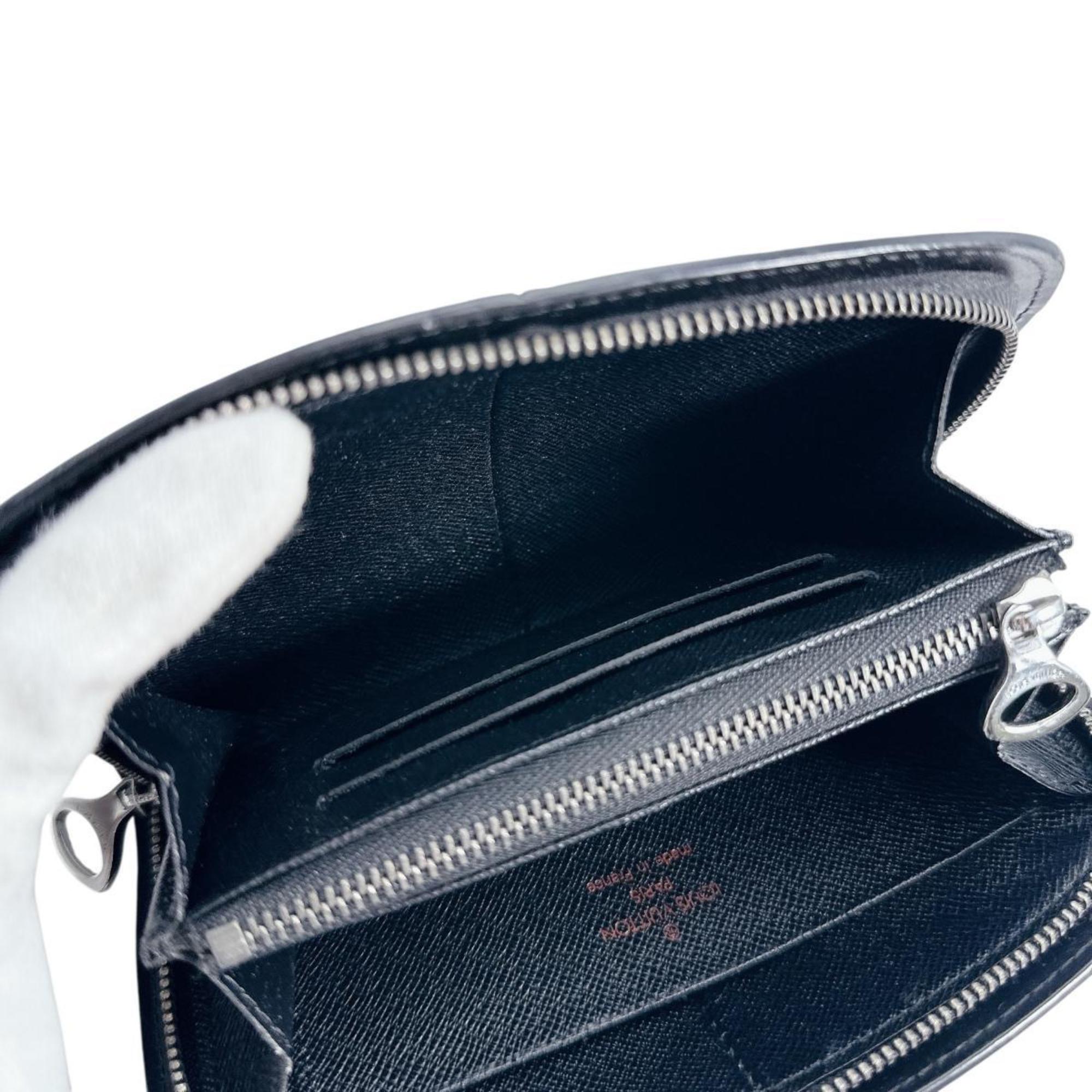 Louis Vuitton Black Epi Leather Long Wallet