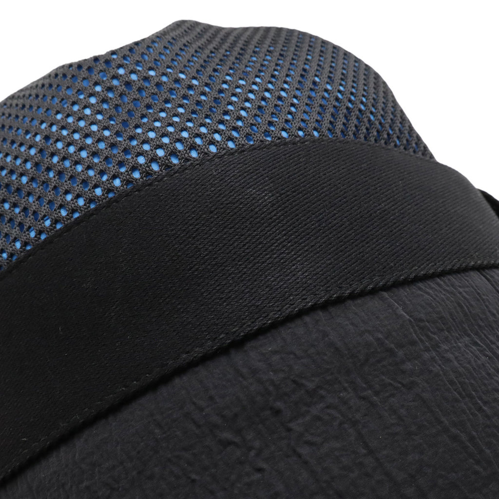 Bottega Veneta Black Blue Nylon Shoulder Bag