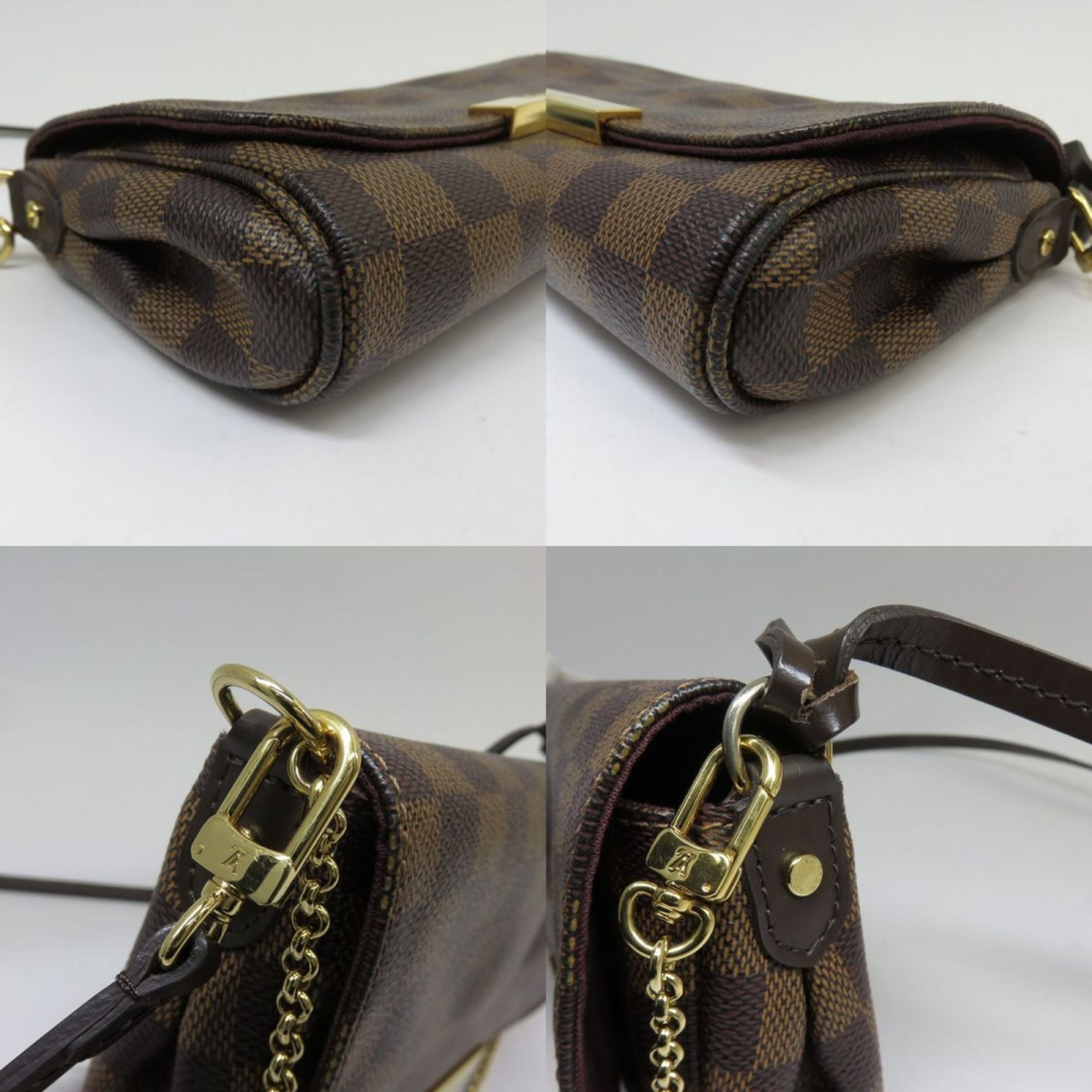 Louis Vuitton Damier Damier Canvas Ebene Shoulder Bag