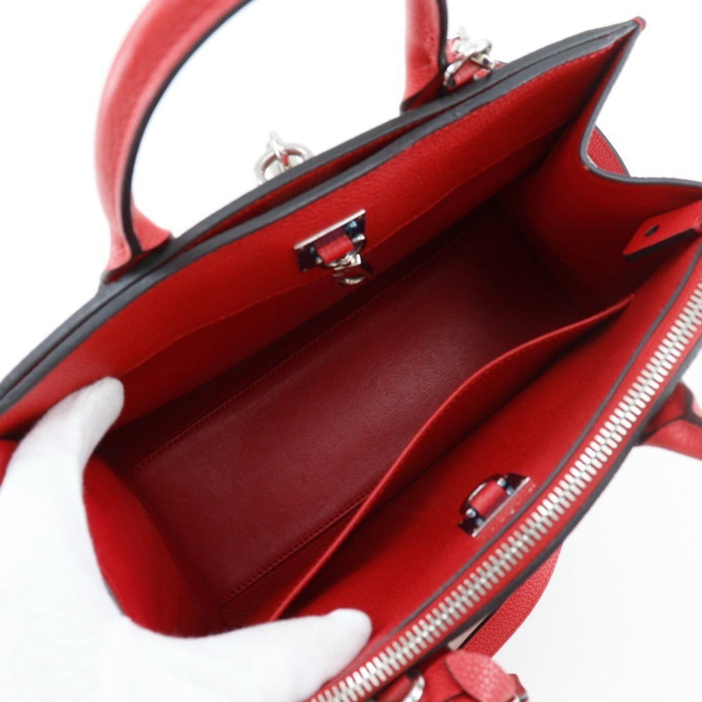 Louis Vuitton Red Color Rouge Leather Handbag Shoulder Bag