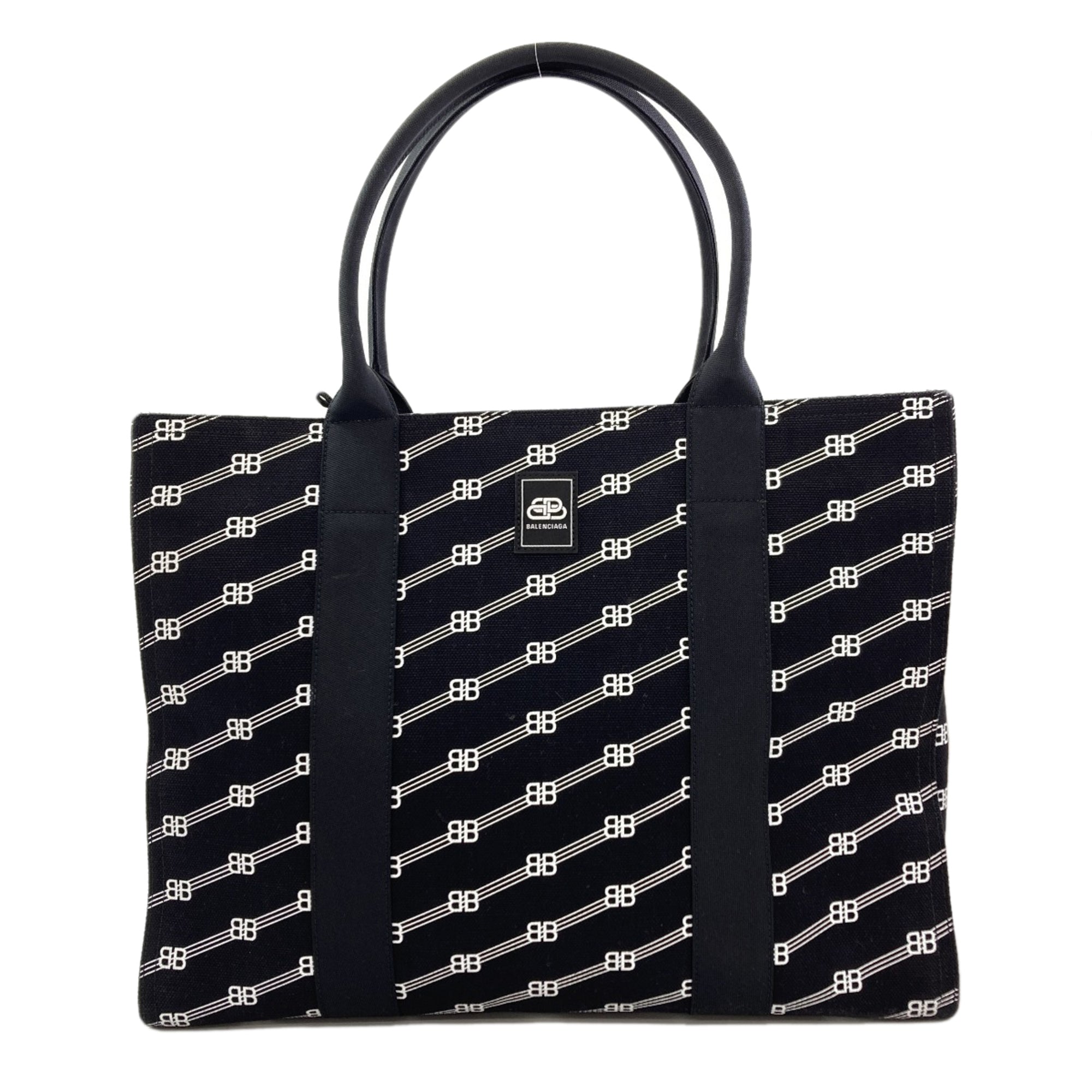 Balenciaga Black Canvas Tote