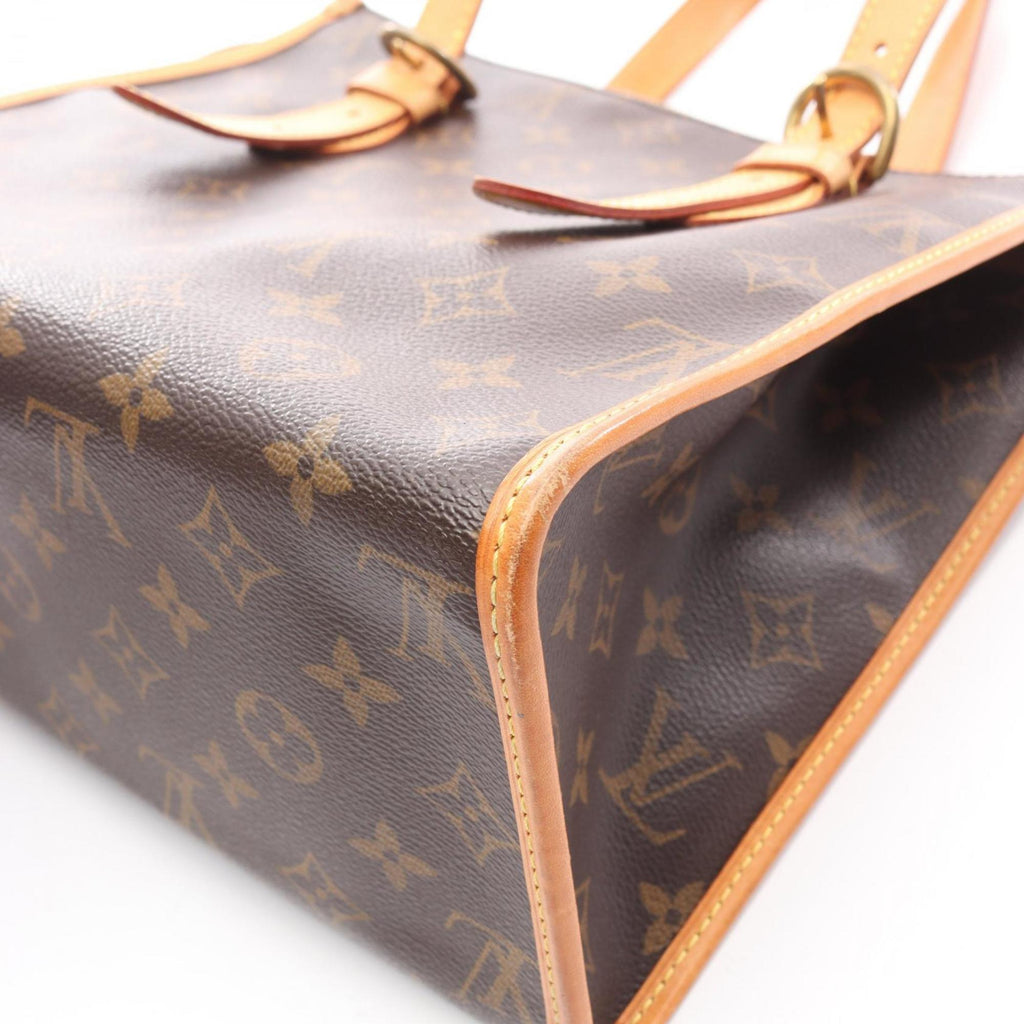 Louis Vuitton Brown Coated Canvas Pvc Monogram Leather Tote Bag