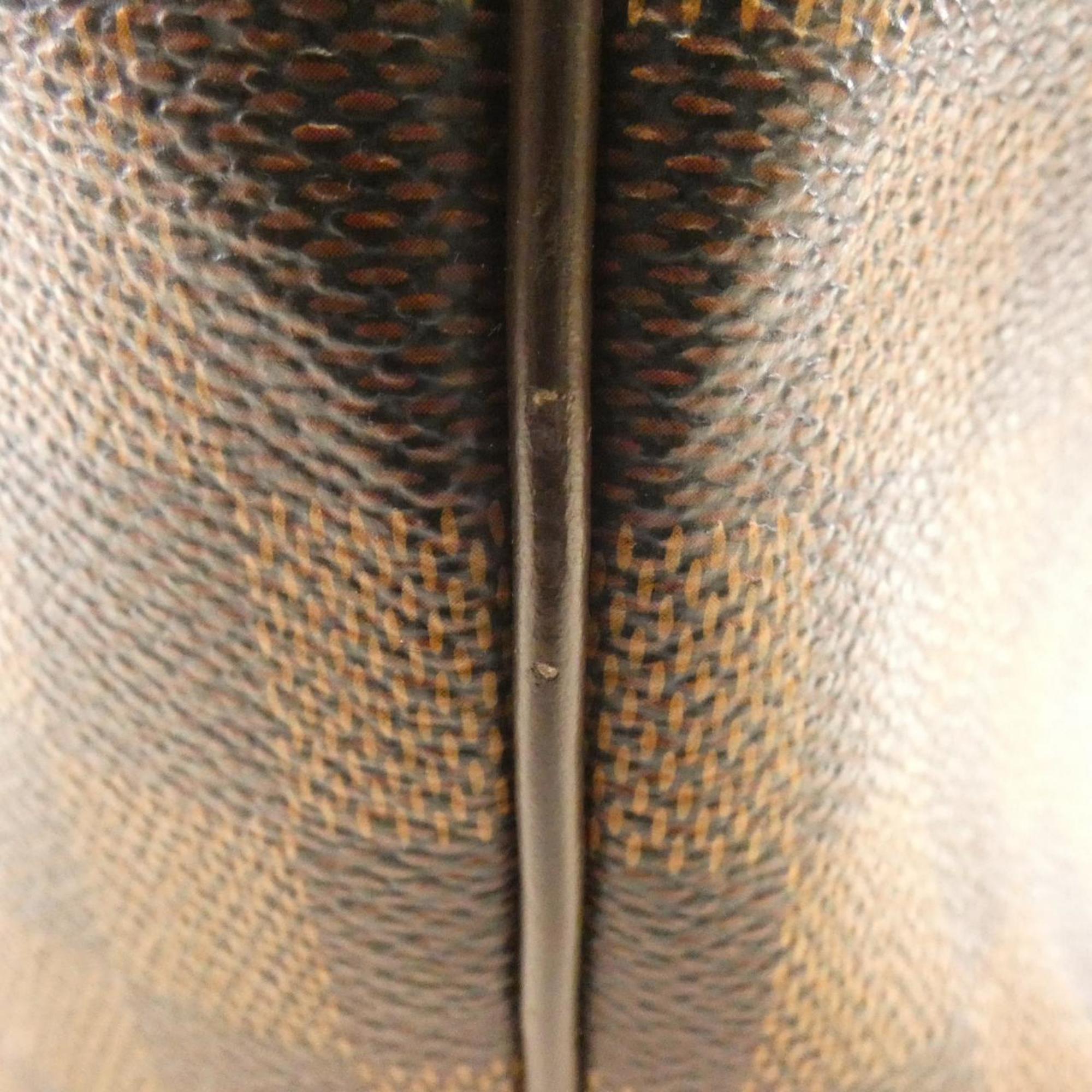 Louis Vuitton Brown Coated Canvas Handbag