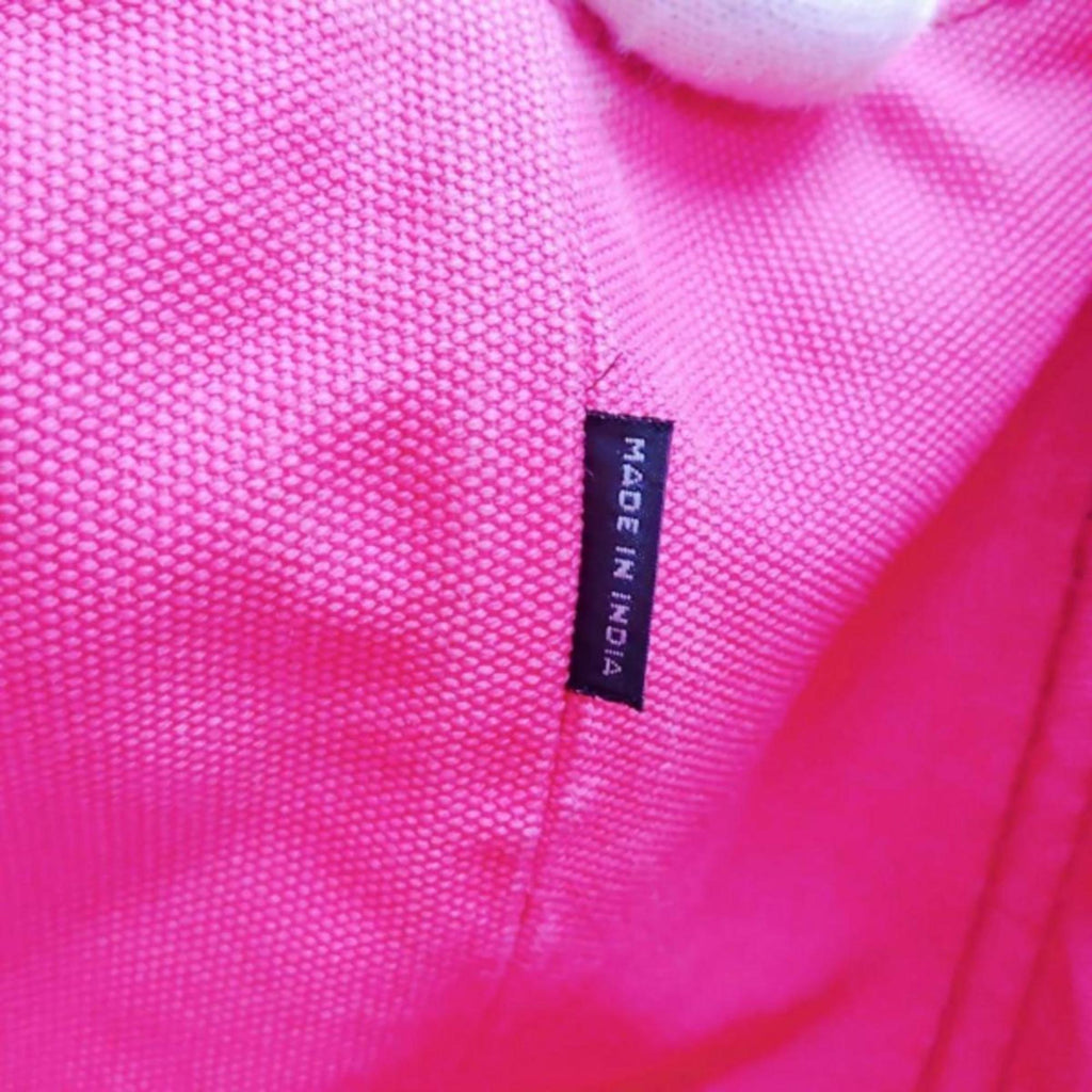 Prada Pink Canvas Tote Bag