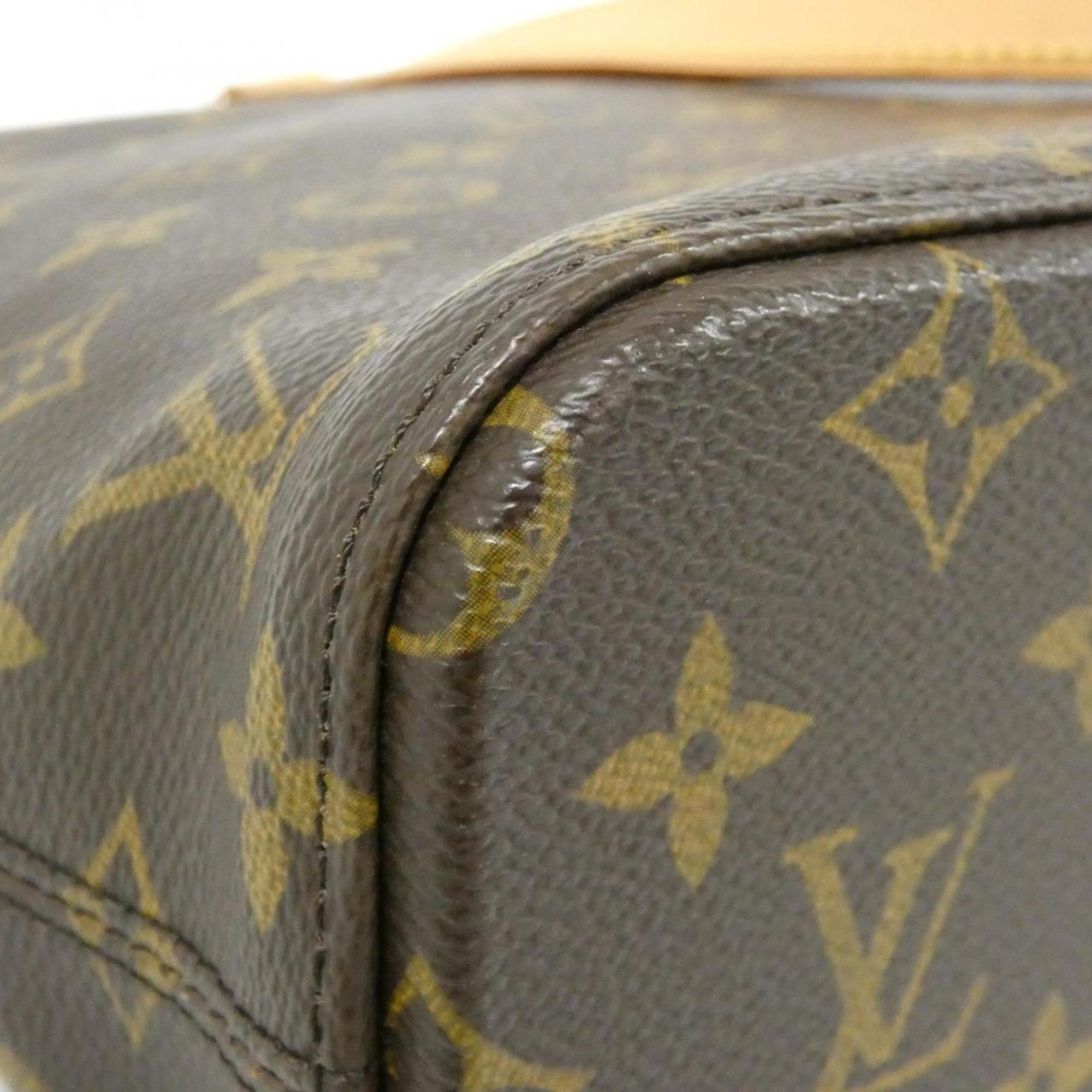 Louis Vuitton Brown Coated Canvas Handbag