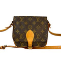 Louis Vuitton Brown Pvc Leather Pochette Shoulder Bag