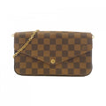 Louis Vuitton Ebene Coated Canvas Pochette Shoulder Bag