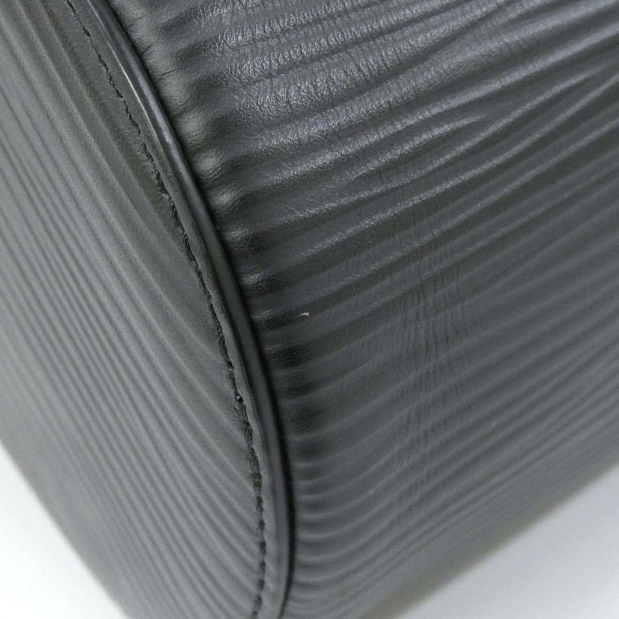 Louis Vuitton Black Leather Shoulder Bag