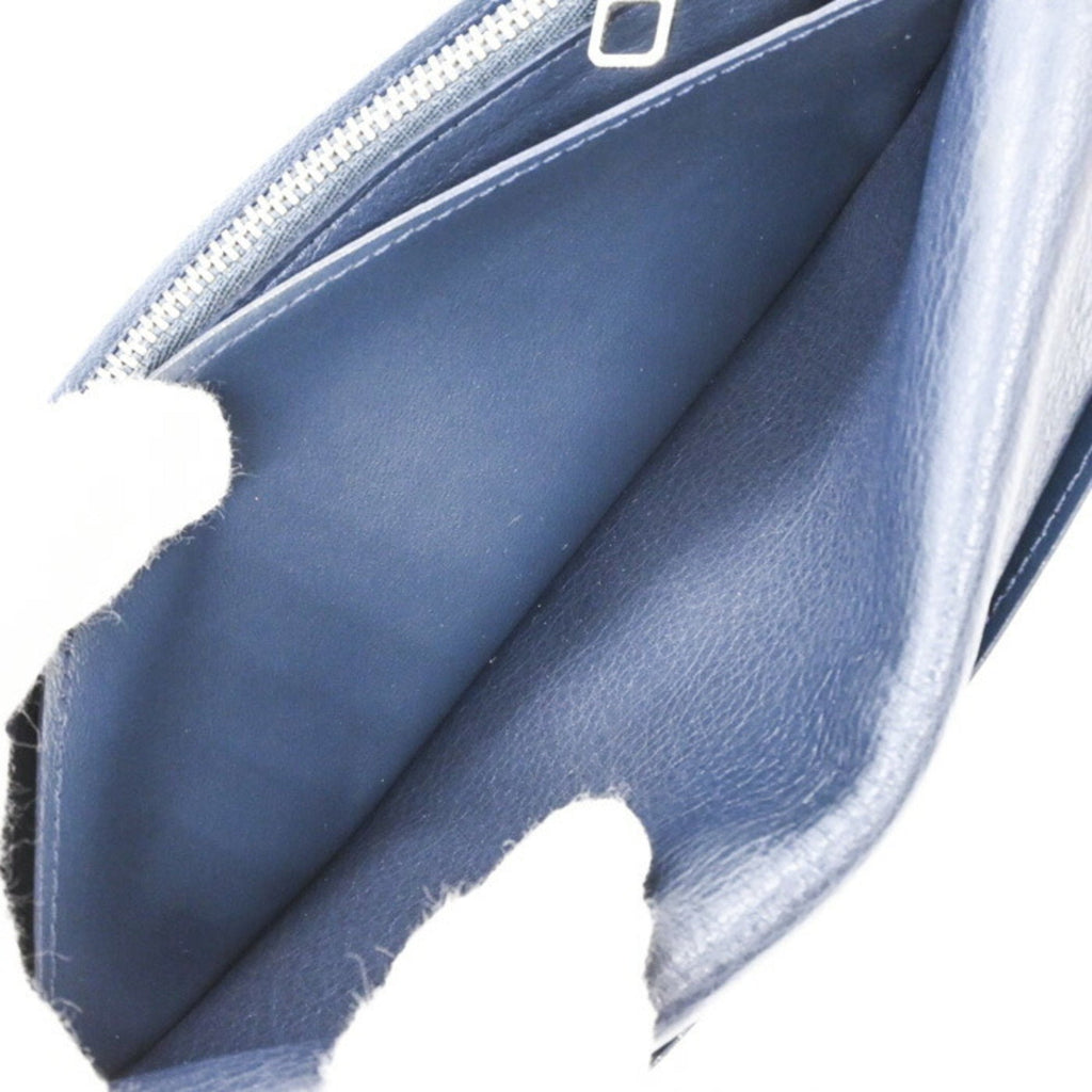 Louis Vuitton Navy Leather Long Wallet