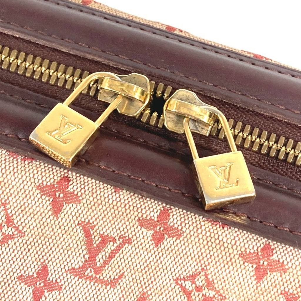 Louis Vuitton Cerise Monogram Red Color Monogram Mini Boston Bag Handbag