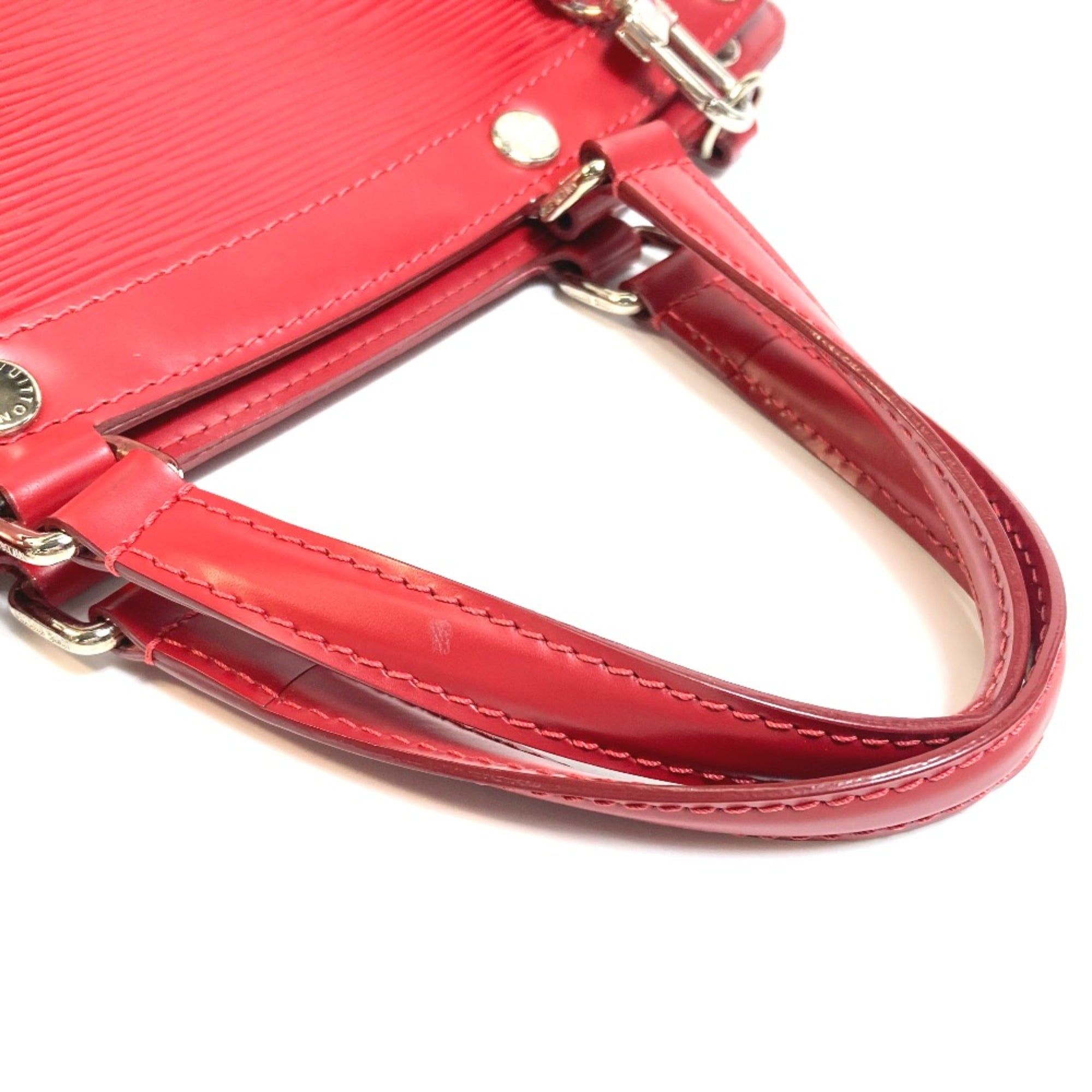 Louis Vuitton Red Leather Handbag