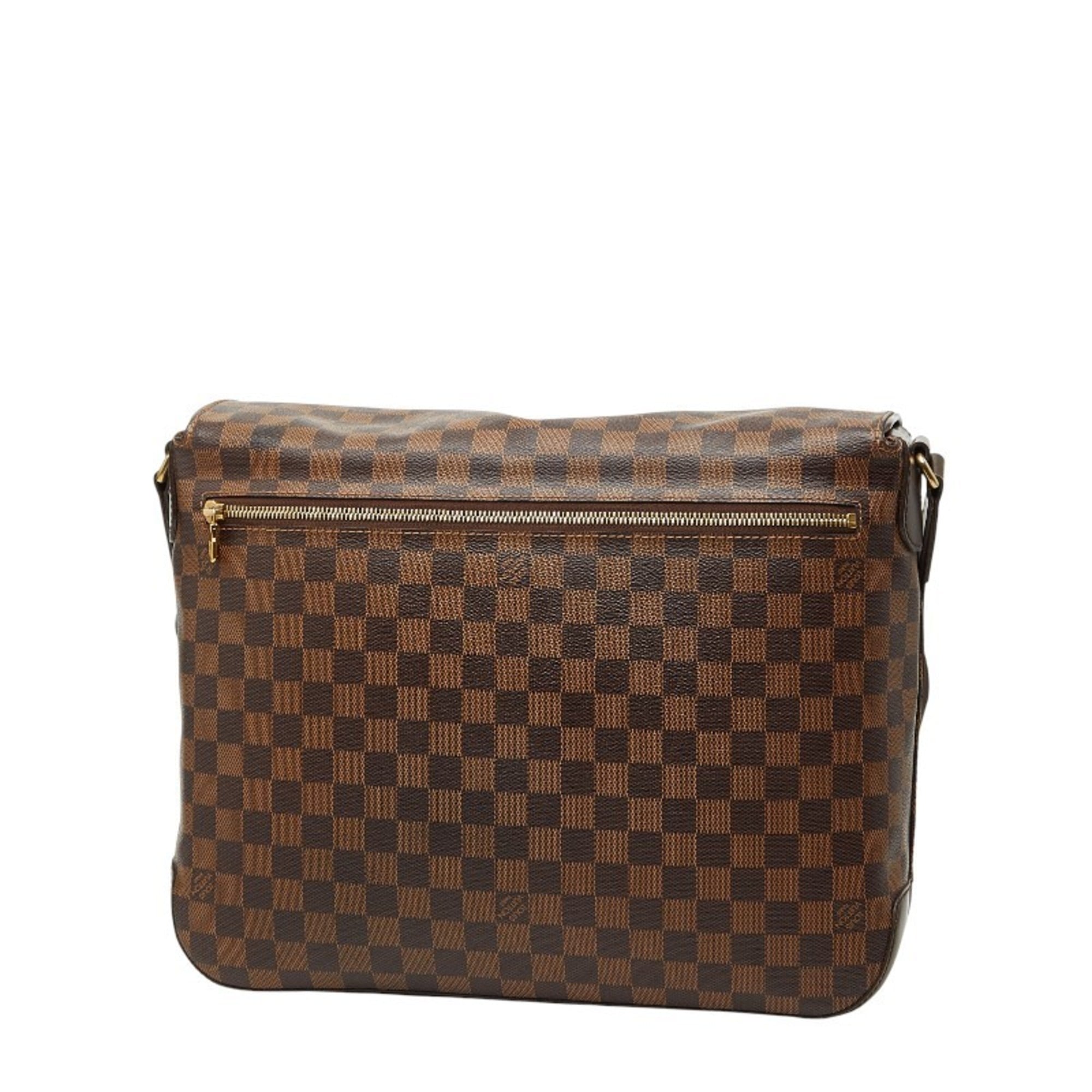 Louis Vuitton Brown Pvc Leather Shoulder Bag