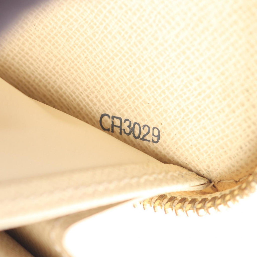 Louis Vuitton White Canvas Pvc Long Wallet