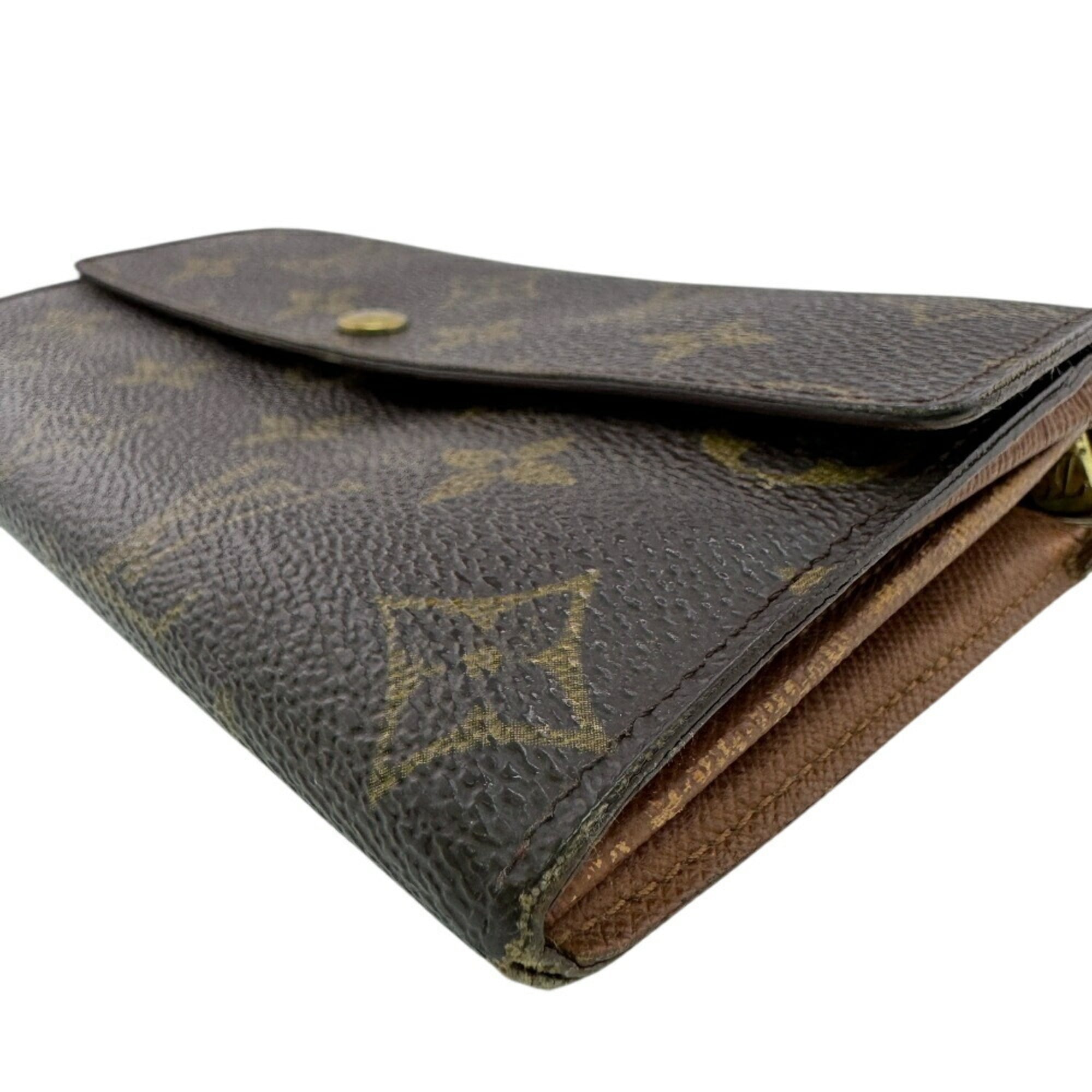 Louis Vuitton Monogram Brown Leather Wallet