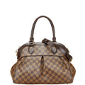 Louis Vuitton Damier Brown Pvc Leather Handbag Shoulder Bag