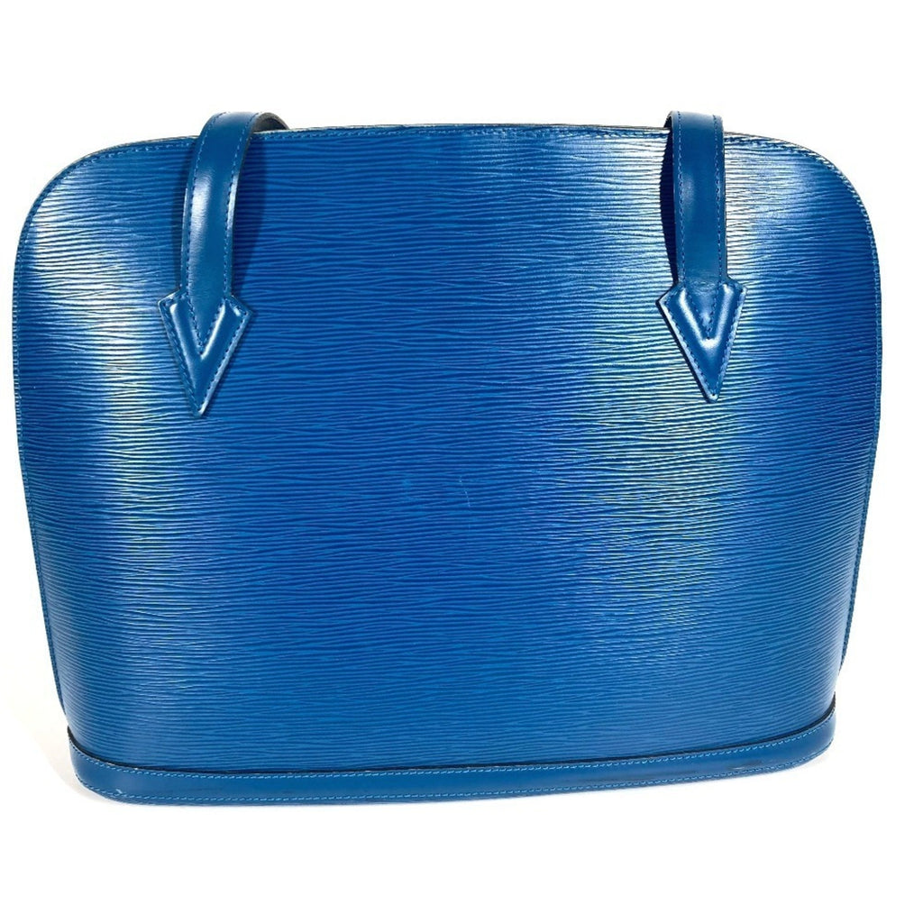Louis Vuitton Blue Toledo Blue Epi Leather Shoulder Bag Tote Bag