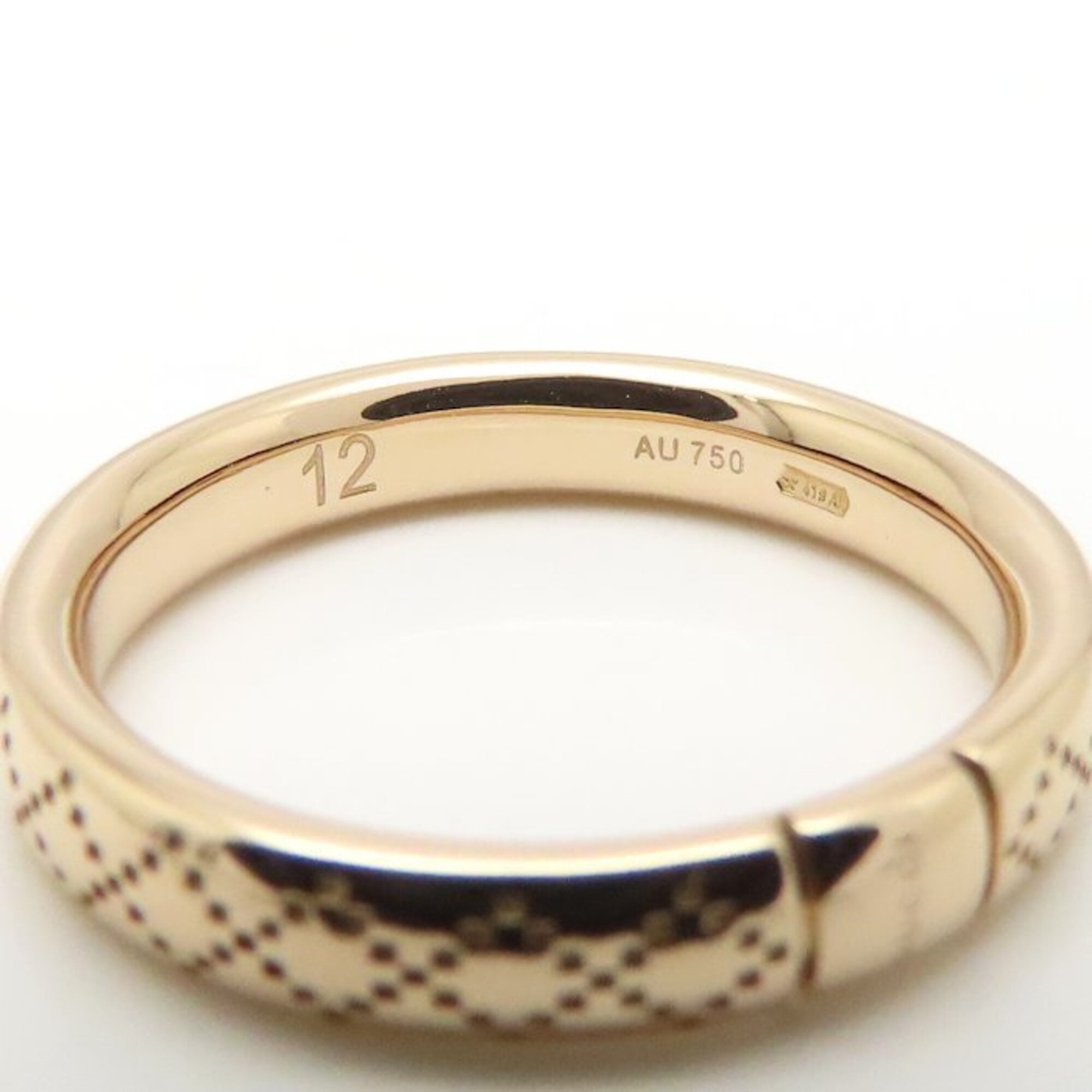 Gucci Pink Gold (18K) Band Ring (Pre-Owned)