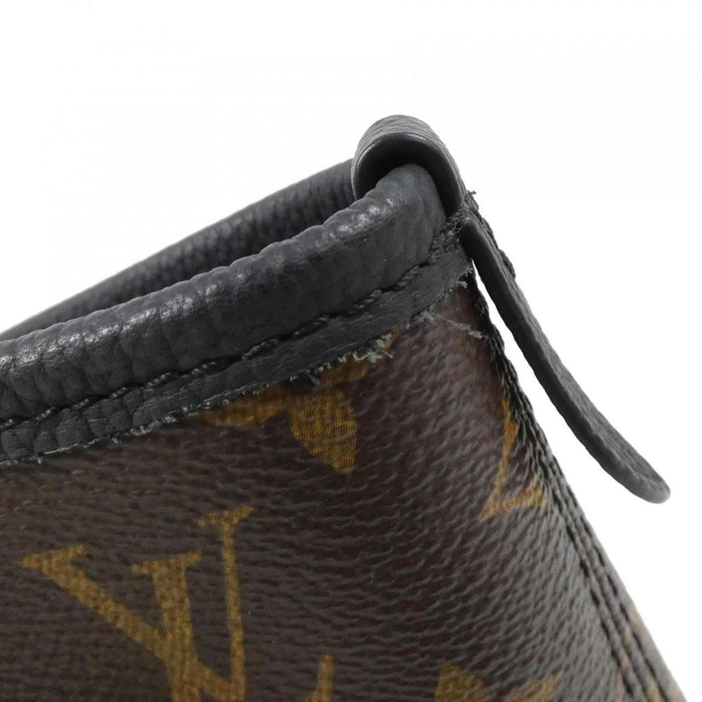 Louis Vuitton Black Marron Monogram Monogram Leather Handbag