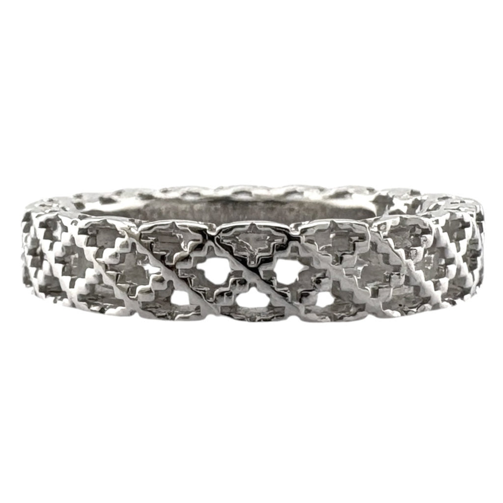 Gucci White Gold White Gold (18K) Band Ring (Pre-Owned)