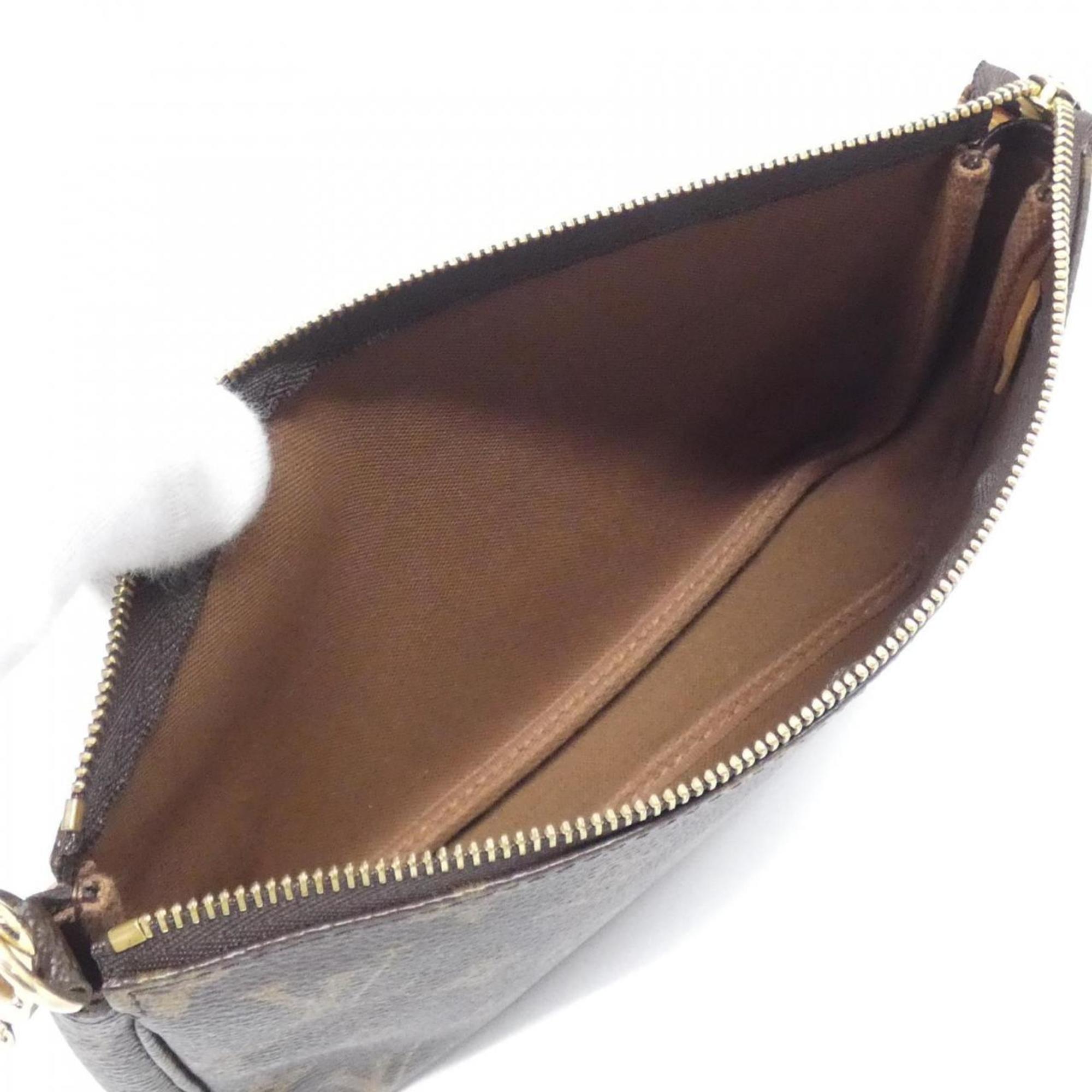 Louis Vuitton Brown Monogram Panda Coated Canvas Pochette Pouch