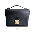 Louis Vuitton Black Epi Leather Handbag Shoulder Bag