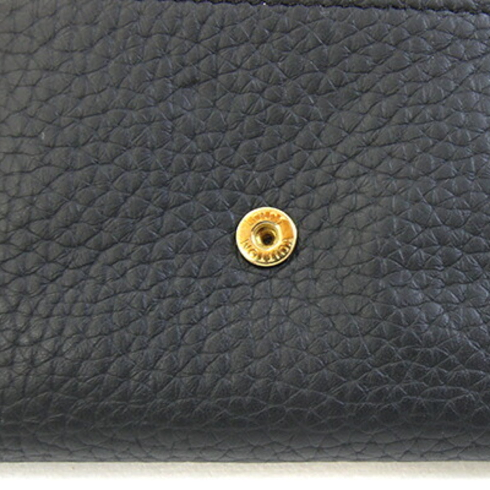 Louis Vuitton Noir Leather Wallet (Tri-Fold)