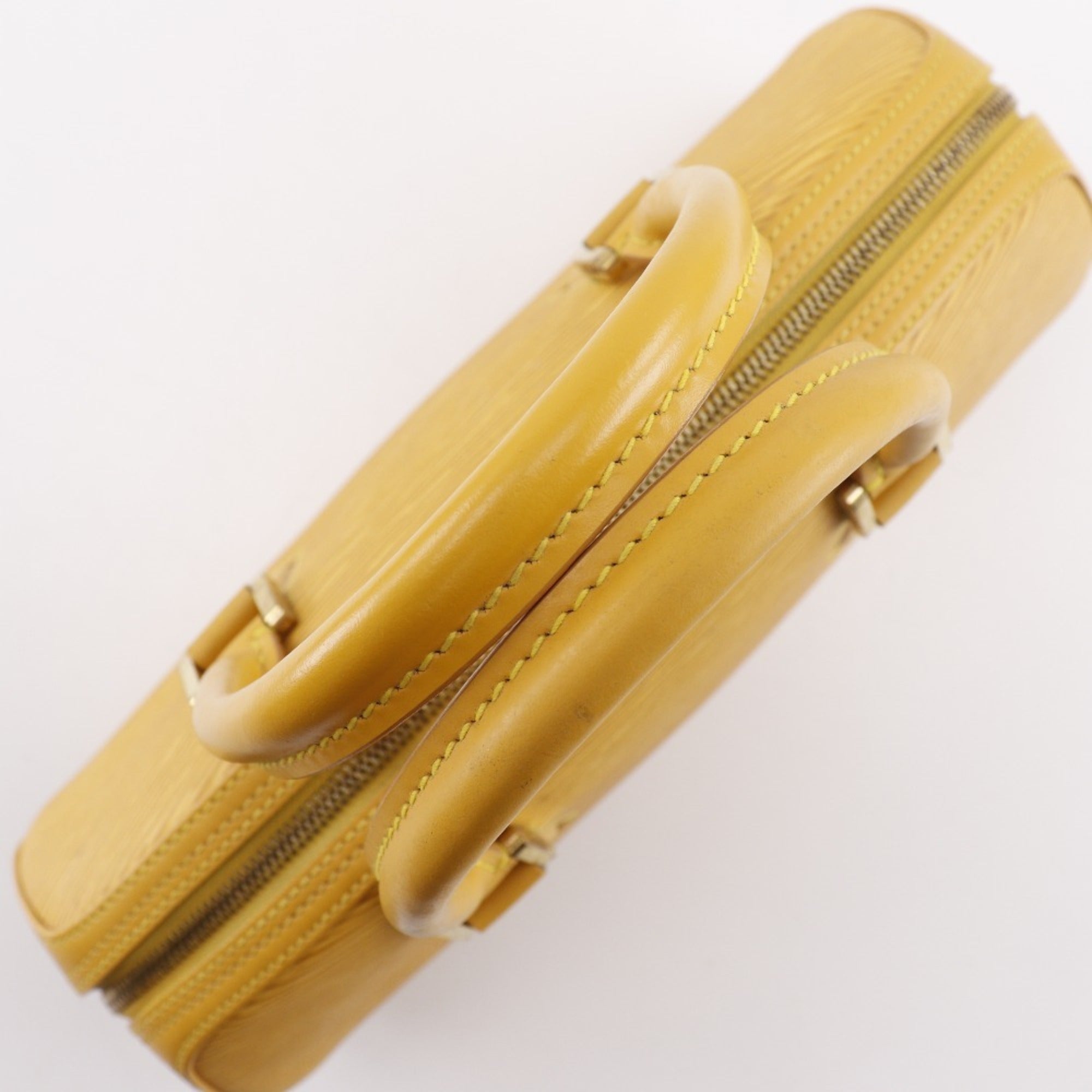 Louis Vuitton Yellow Epi Leather Handbag