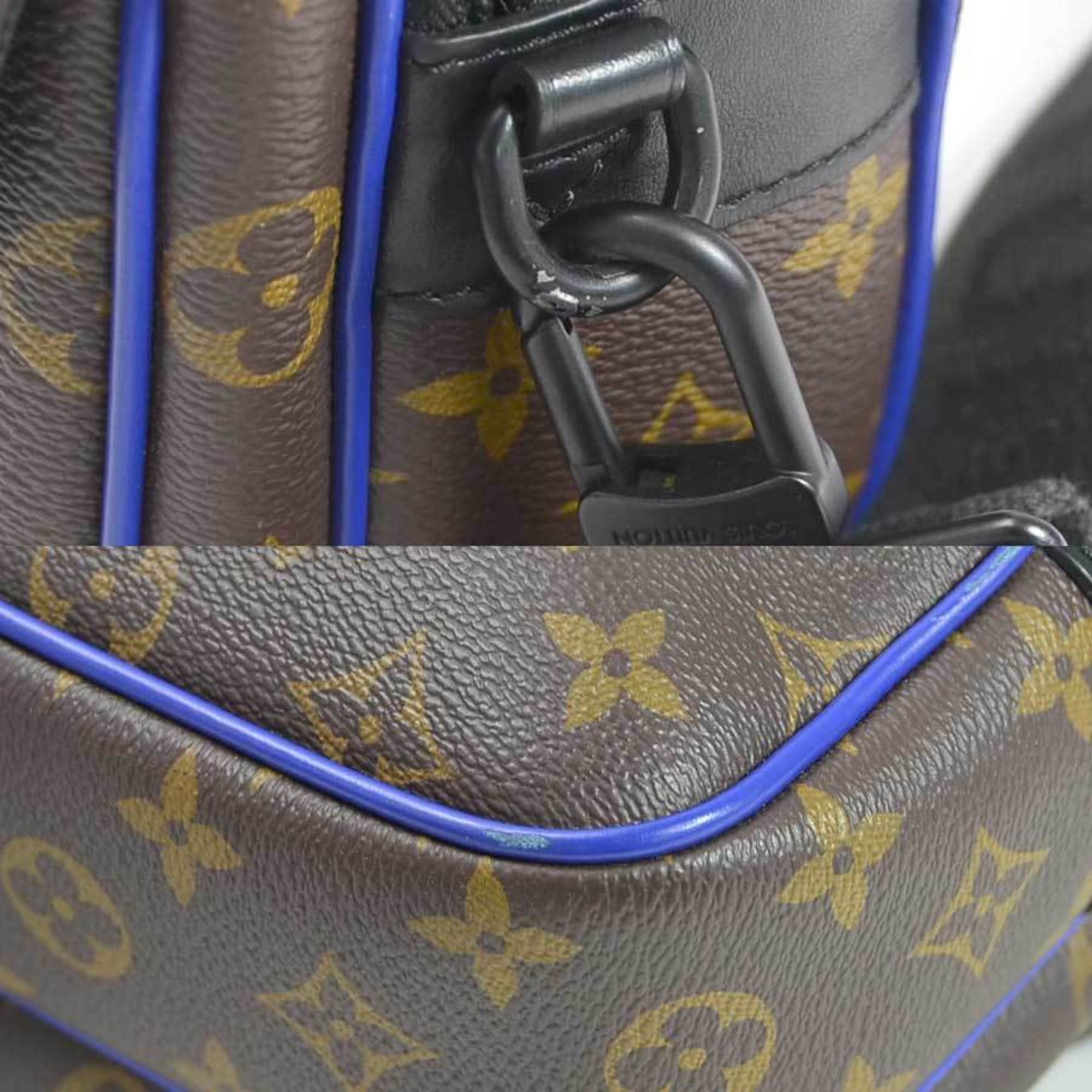 Louis Vuitton Handbag Shoulder Bag 2Way Monogram Macassar S Rock Messenger Br Canvas Men's M45863