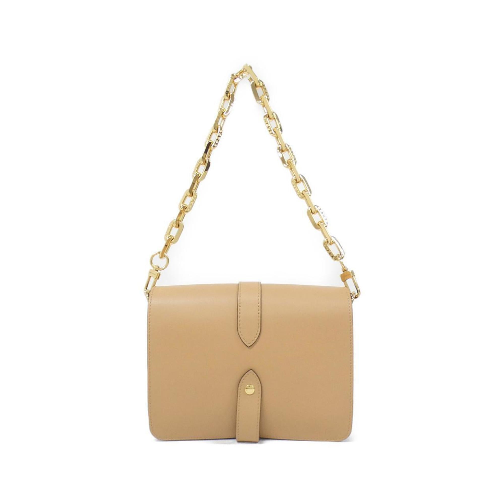 Louis Vuitton Camel Leather Shoulder Bag