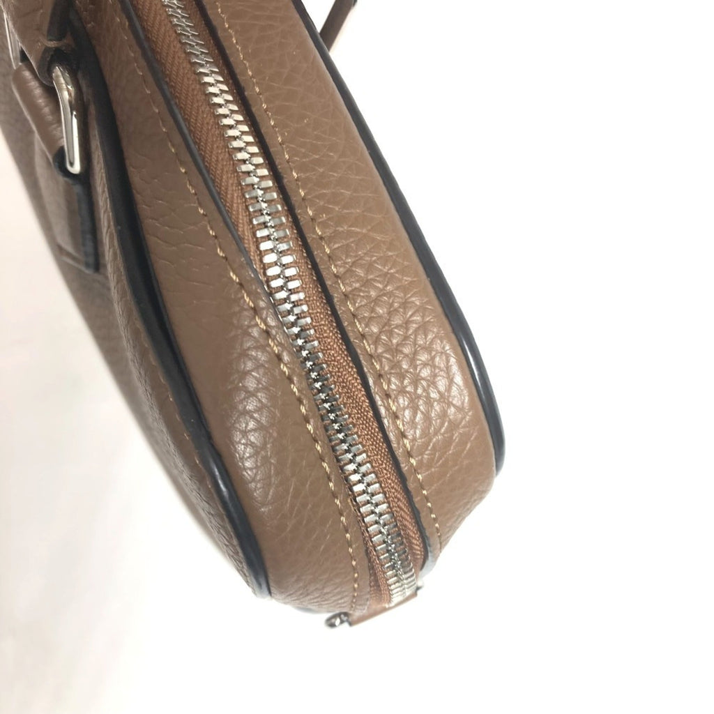 Louis Vuitton Brown Leather Briefcase Handbag Tote Bag