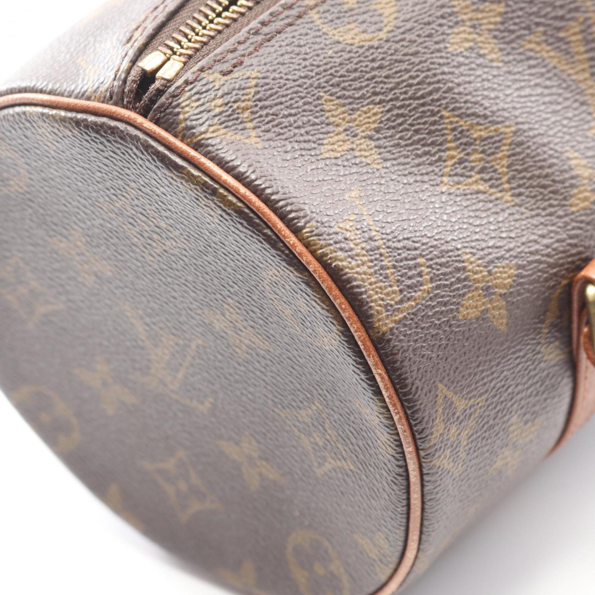 Louis Vuitton Brown Monogram Coated Canvas Leather Handbag