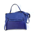Celine Blue Leather Shoulder Bag