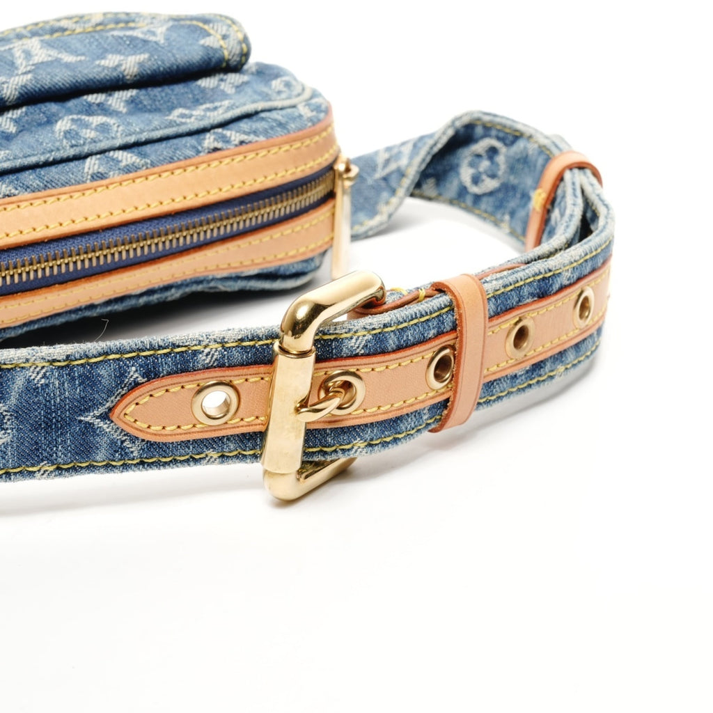 Louis Vuitton Monogram Denim Blue Denim Fanny Pack