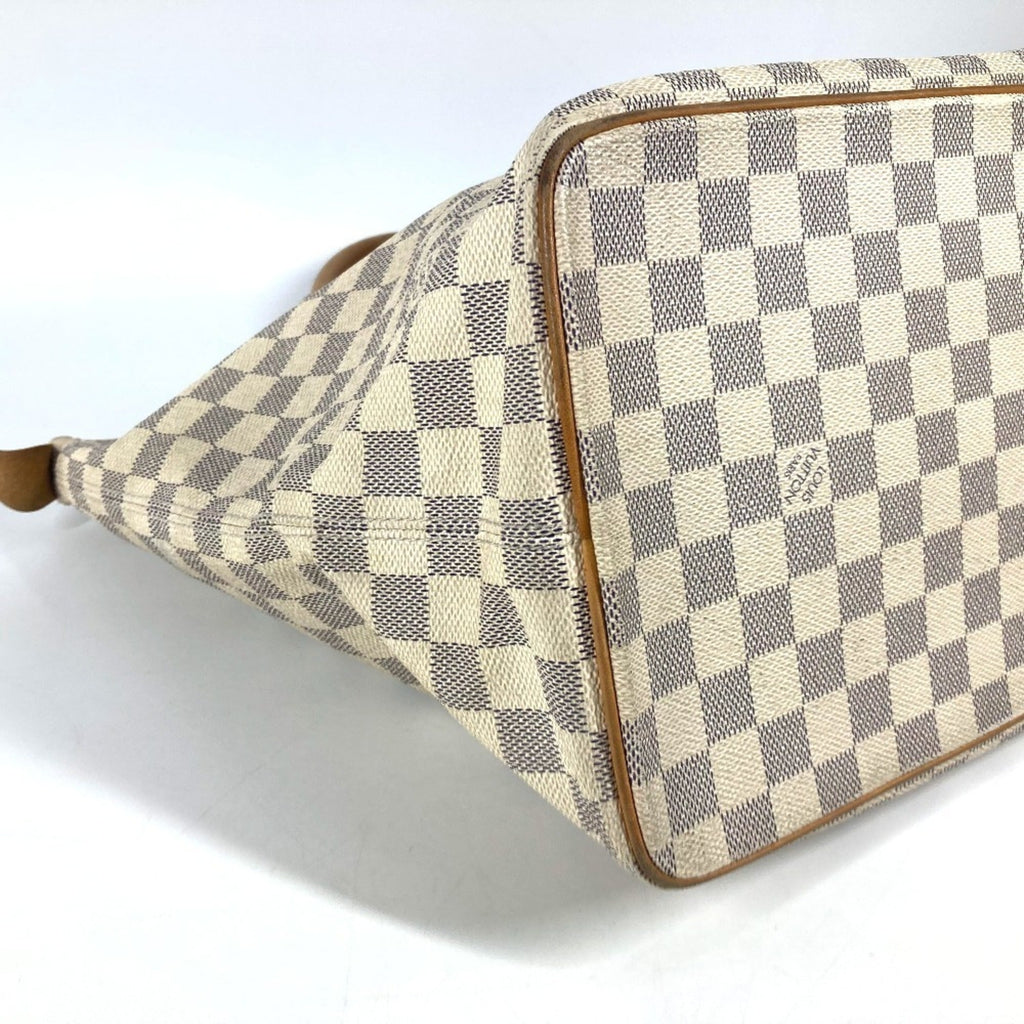 Louis Vuitton White Damier Azur Shoulder Bag Tote Bag