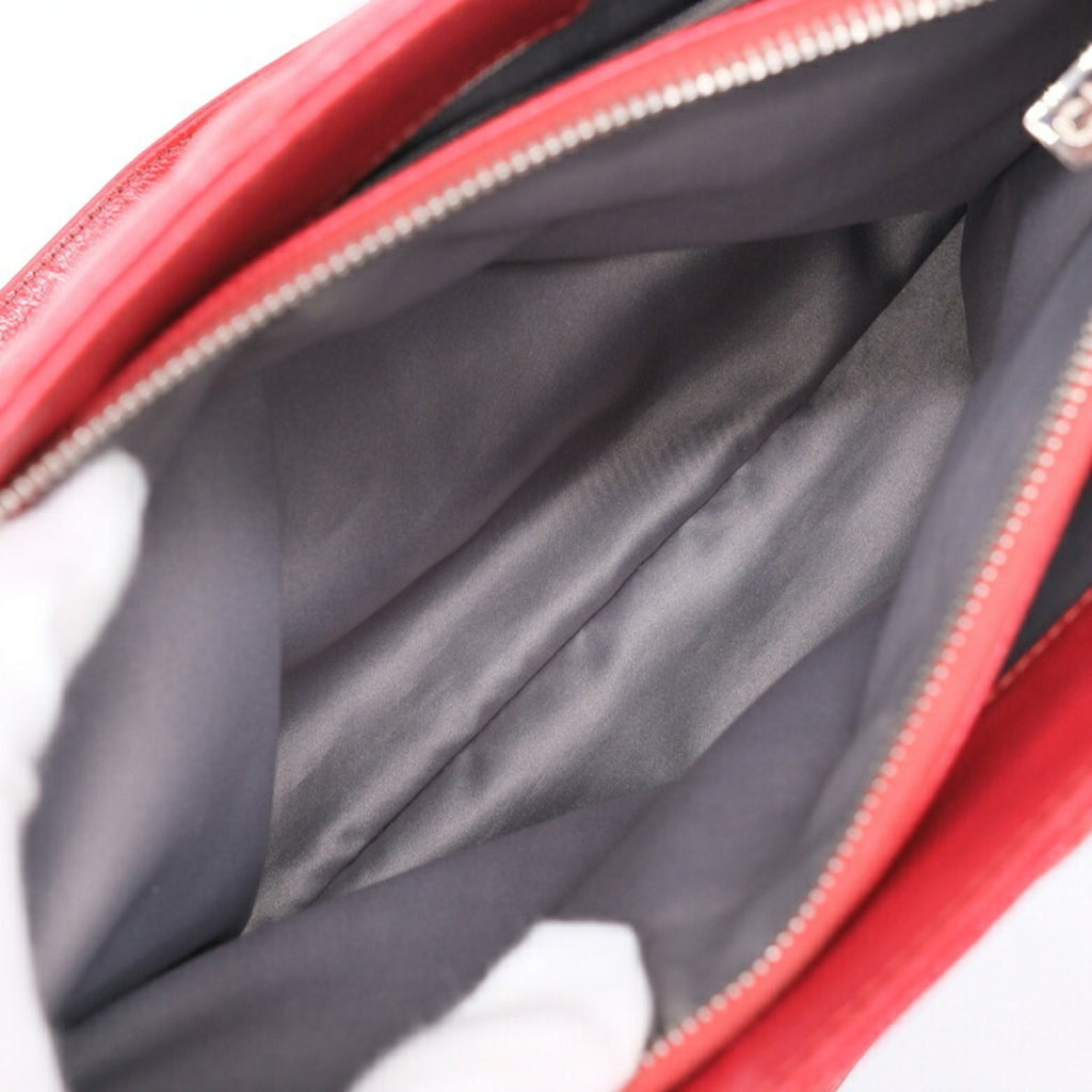 Chanel Red Color Caviar Leather Tote Bag