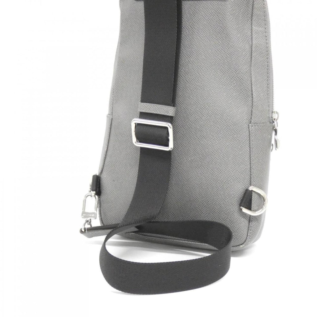 Louis Vuitton Taiga Gris Leather Handbag