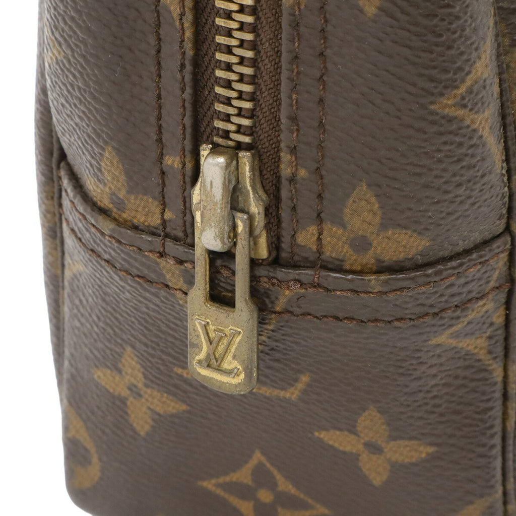 Louis Vuitton Brown Monogram Clutch Bag Pouch